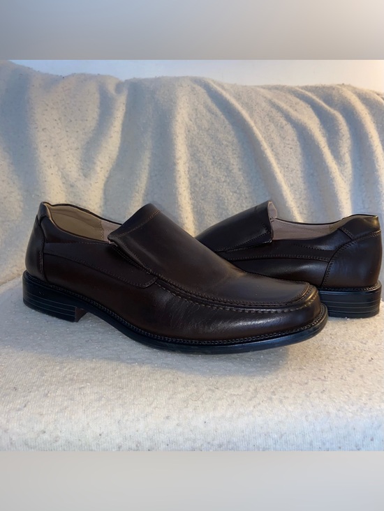 Bruno Marc Other - Classic Men's Slip-On Leather Loafers in Dark Brown
